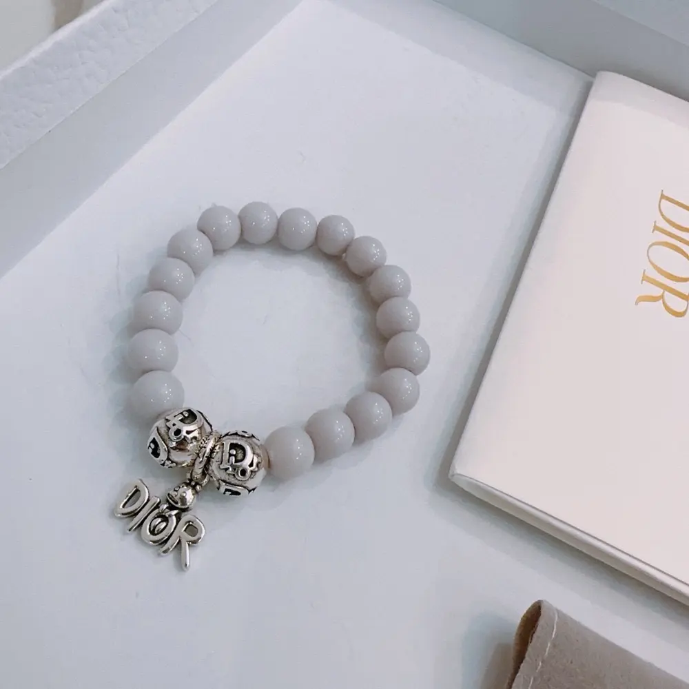 DIOR Multi-element agate Thai silver style bracelet. Same style as G-Dragon. Retro style
