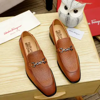 Salvatore Ferragamo casual slip-on shoes Official website original 1:1 mold