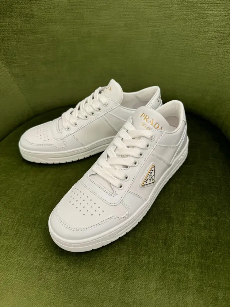 Prada men’s leather sneakers