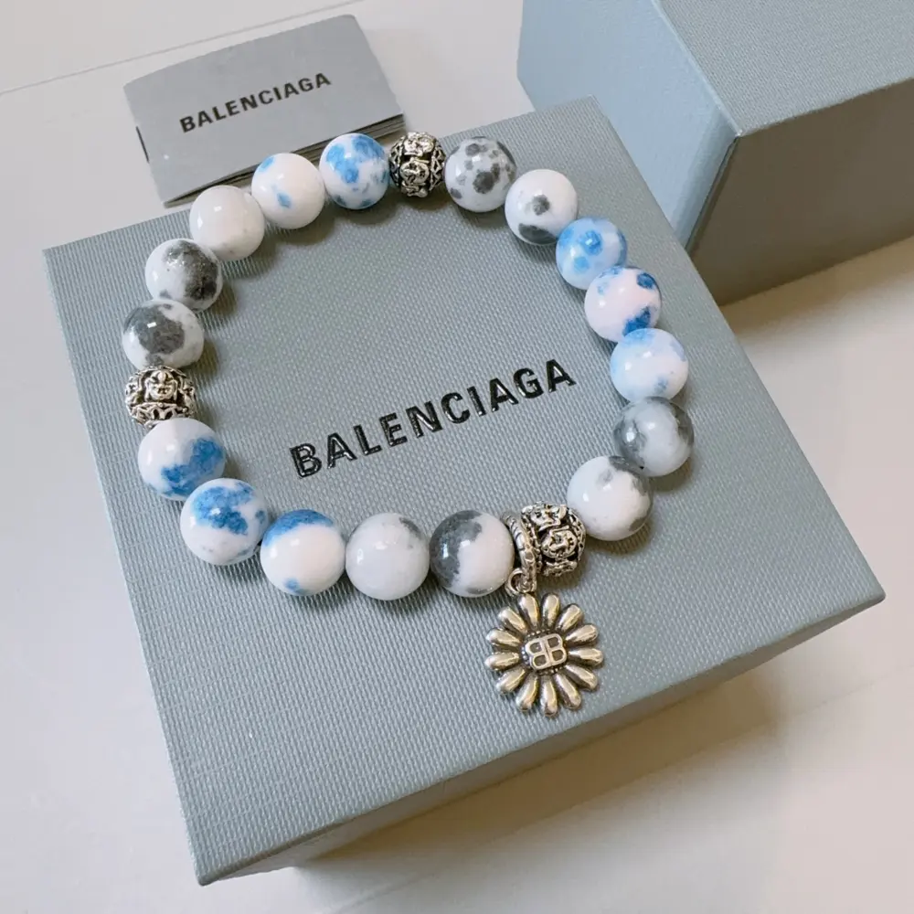 Balenciaga natural stone bracelet