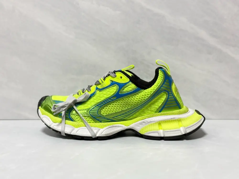 Balenciaga 3XL mesh lace-up distressed low-top dad shoes for men and women