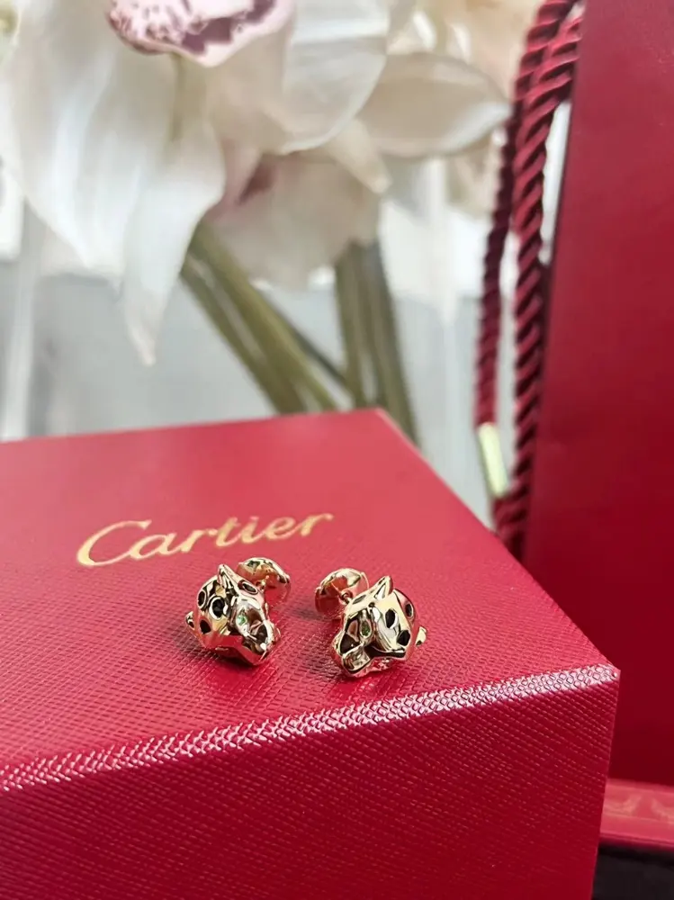 Cartier cheetah earrings