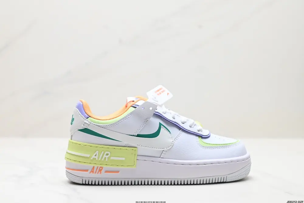 Nike WMNS Air Force 1 Shadow new girly deconstructionist design Macaron Air Force One CI0919-118