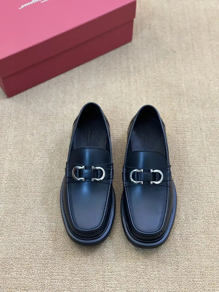 Salvatore Ferragamo Height-enhancing Leather Shoes