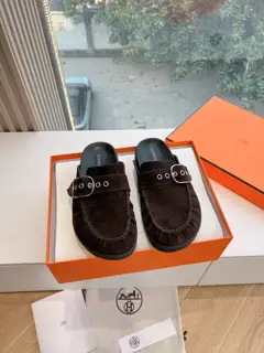 Hermès half-slippers