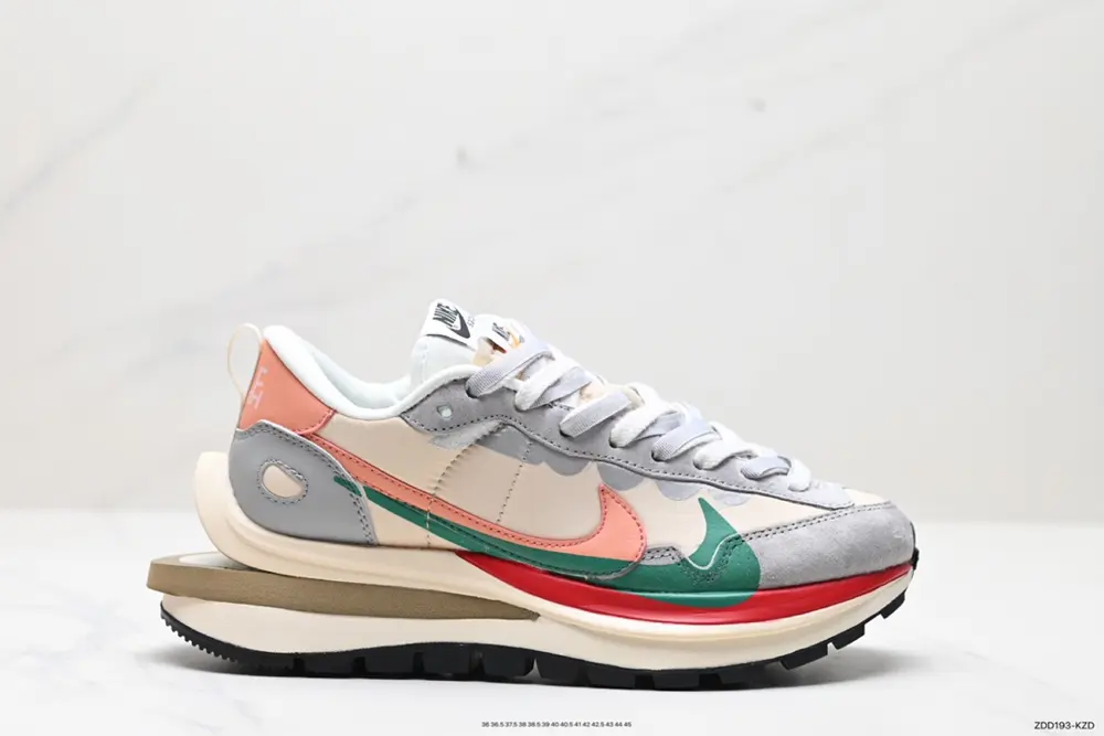 Nike waffle double hook Oxford cloth + suede fabric thick sole Nike Ldwaffle / Sacai DD1875-112