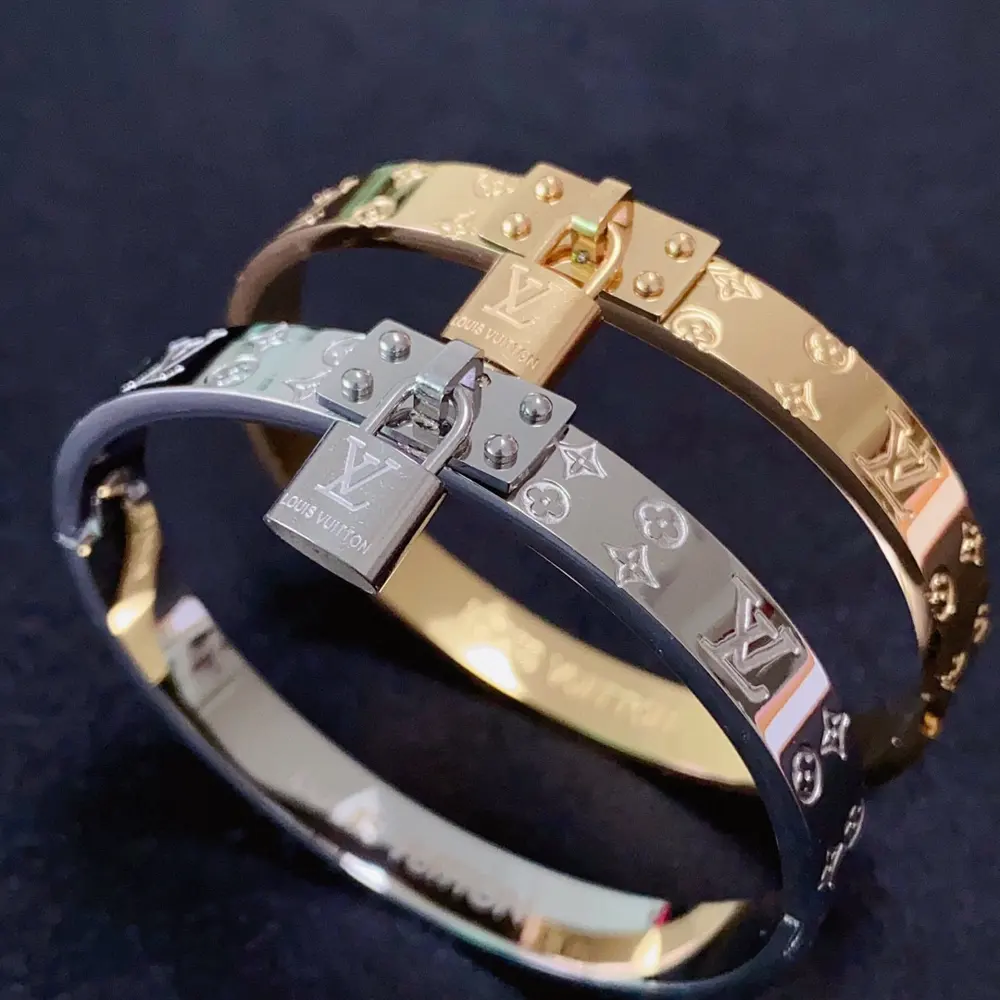 Louis Vuitton lock bracelet
