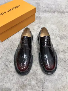 Louis Vuitton calfskin leather Oxford shoes