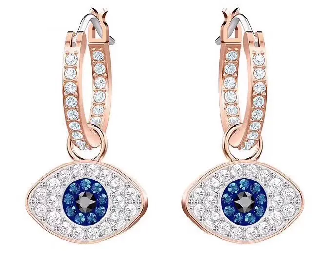 Swarovski Devil’s Eye Detachable Earrings