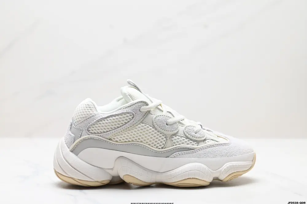 Adidas originals Yeezy 500 Bone White mesh synthetic leather fashionable casual comfortable GX3606