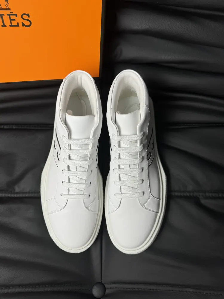 Hermès high-top casual shoes