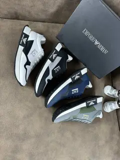 Armani casual sneakers 2024 new models are carefully crafted and set off the whole scene