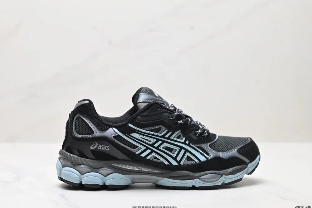 ASICS/Asics GEL-NYC 2055 breathable mesh upper with some synthetic leather material. Adopts 1203A577-001