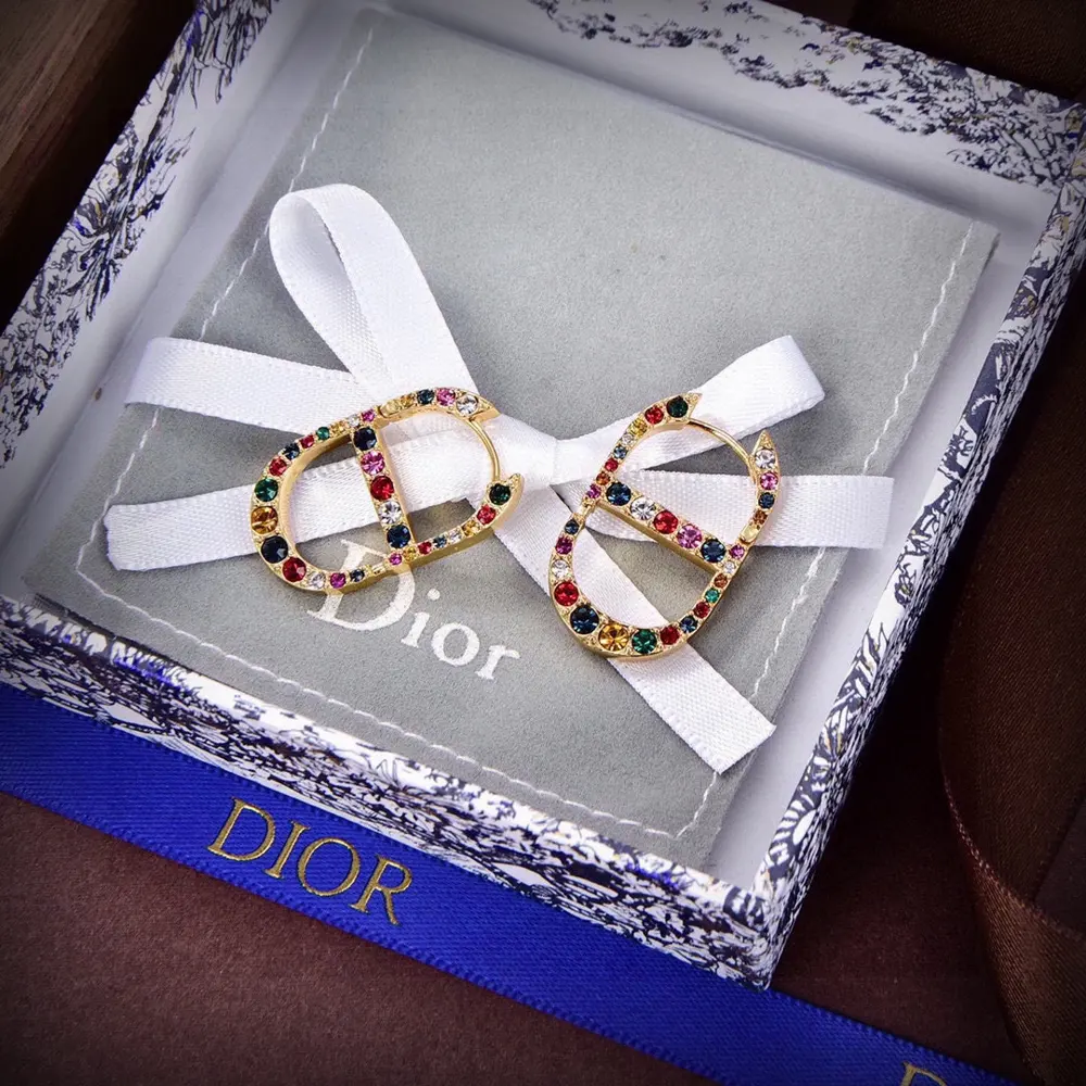 Dior new style Dior new bee earrings loved by all the top brands. The metal texture