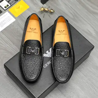 Armani casual slip-on shoes