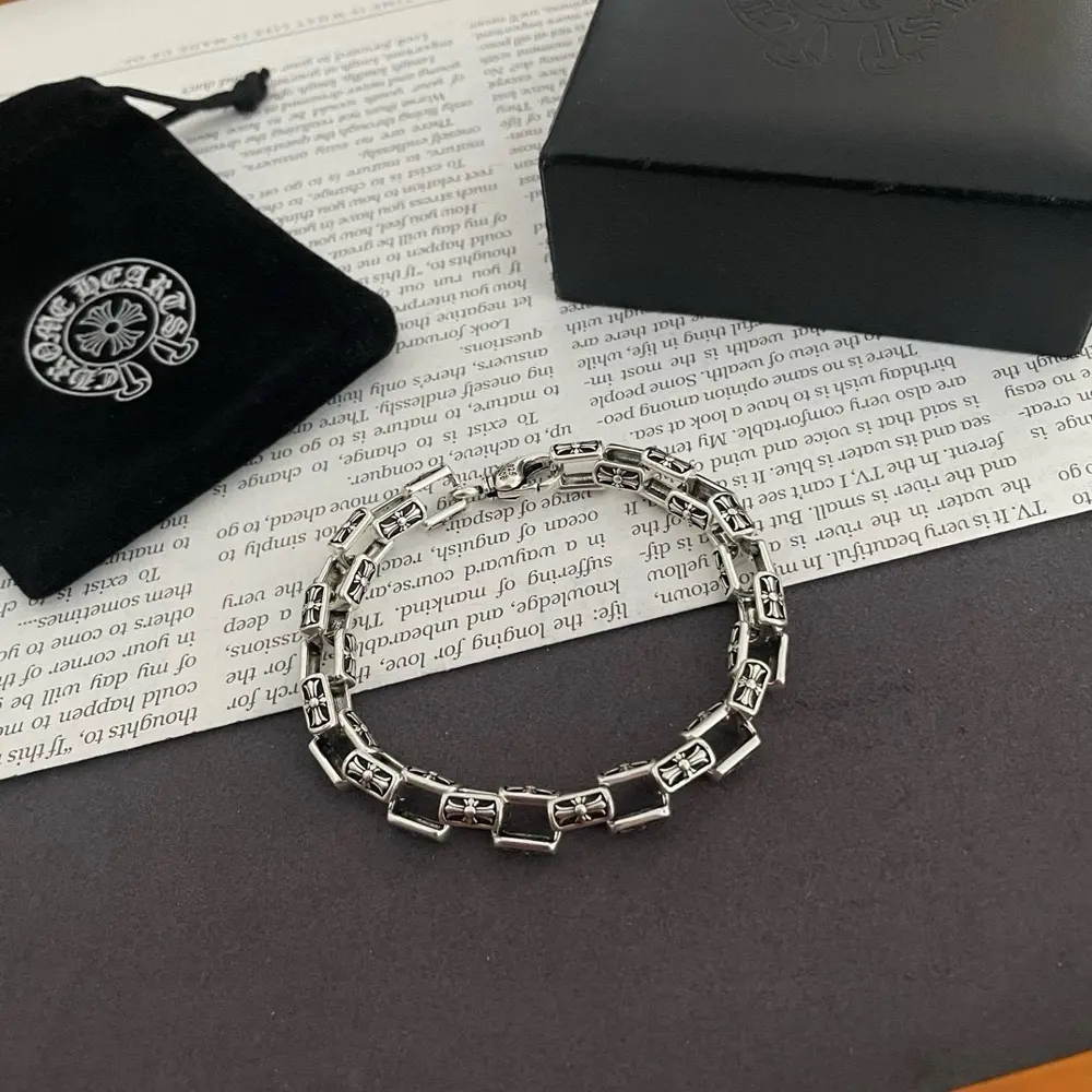 Chrome Hearts Classic Vintage Cross Bamboo Bracelet