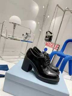 Prada 2022 Fall/Winter High-Heeled Loafers