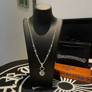 Chrome Hearts classic flower ball necklace