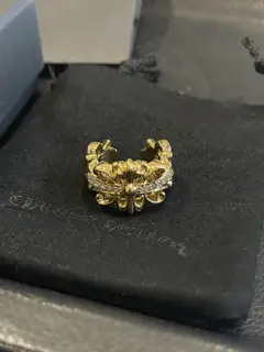 Chrome Hearts 22k diamond fleur de lis ring Size 14-18