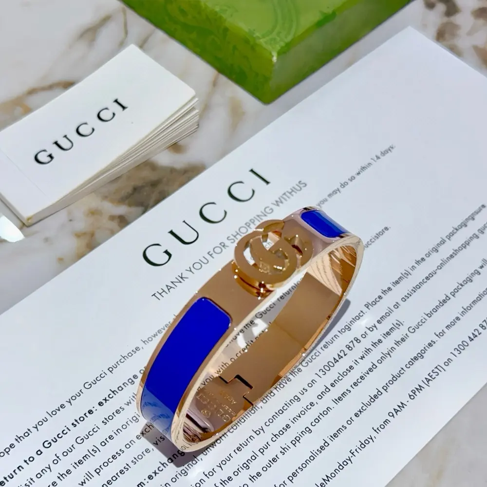 Gucci bracelets are handmade