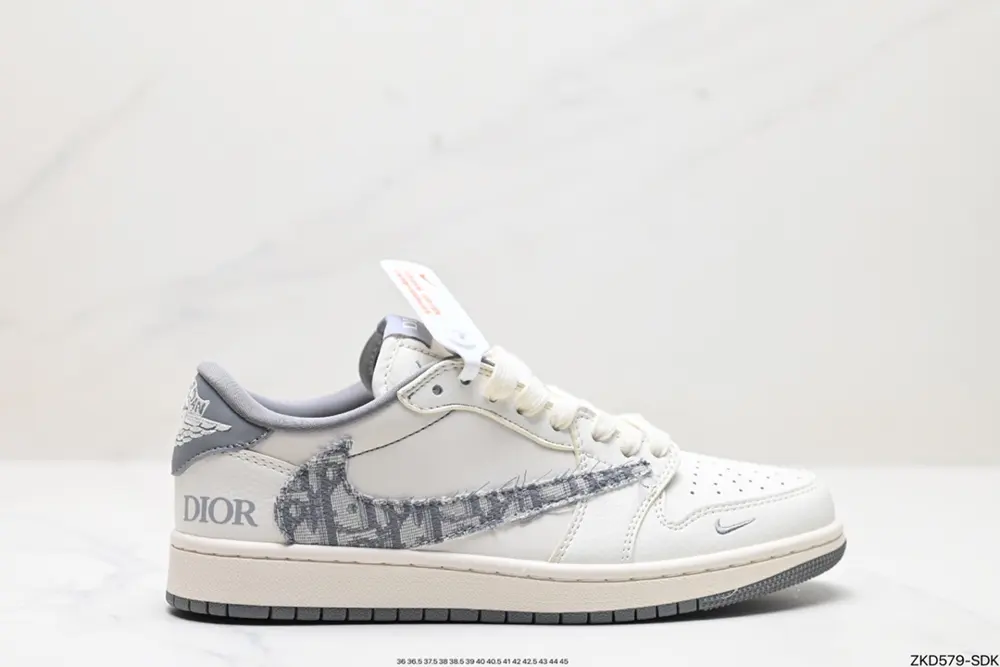 Nike Travis Scott x Fragment Design x Jordan Air Jordan 1 Low OG SP AJ1 Joe 1 Dior joint DM6688-603