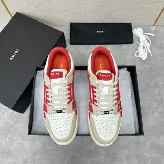 AMIRI couple style street style high version AMIRI bone shoes 20FW RUNWAY SKEL TOP