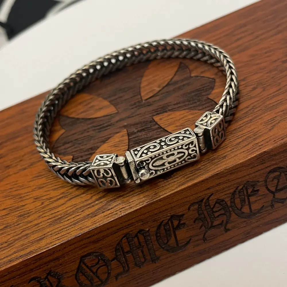 Chrome Hearts Classic Vintage Snake Bone Bracelet