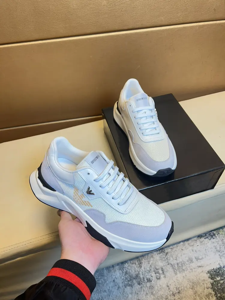 Armani sneakers. A must-have casual shoe for trendy men Original brand imported from Italy