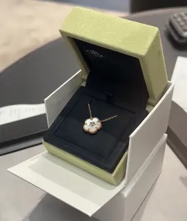 Van Cleef & Arpels plum blossom necklace