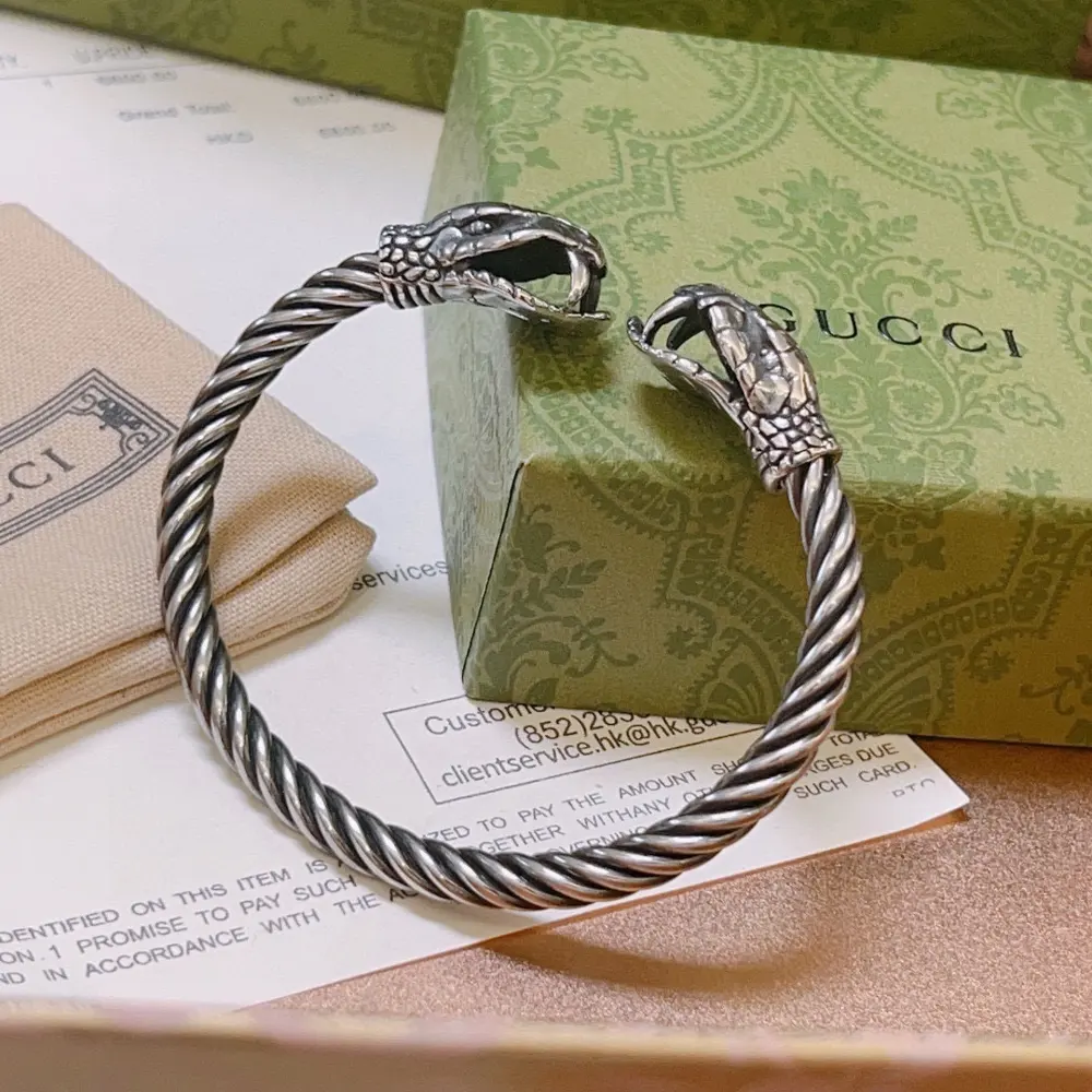 Gucci bracelets are handmade