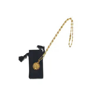 Chrome Hearts round angel necklace