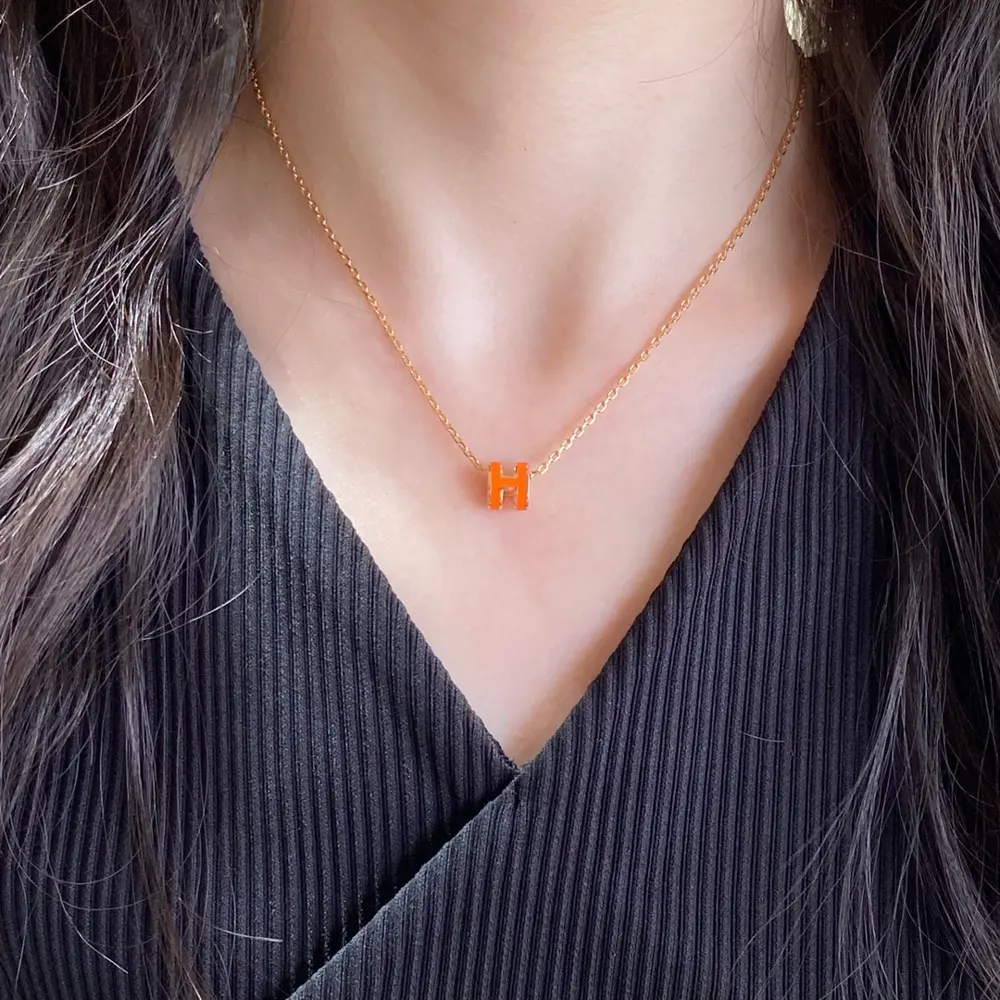 V gold material (upgraded CNC + imported oil drop) Matching version Hermes mini H Linlang
