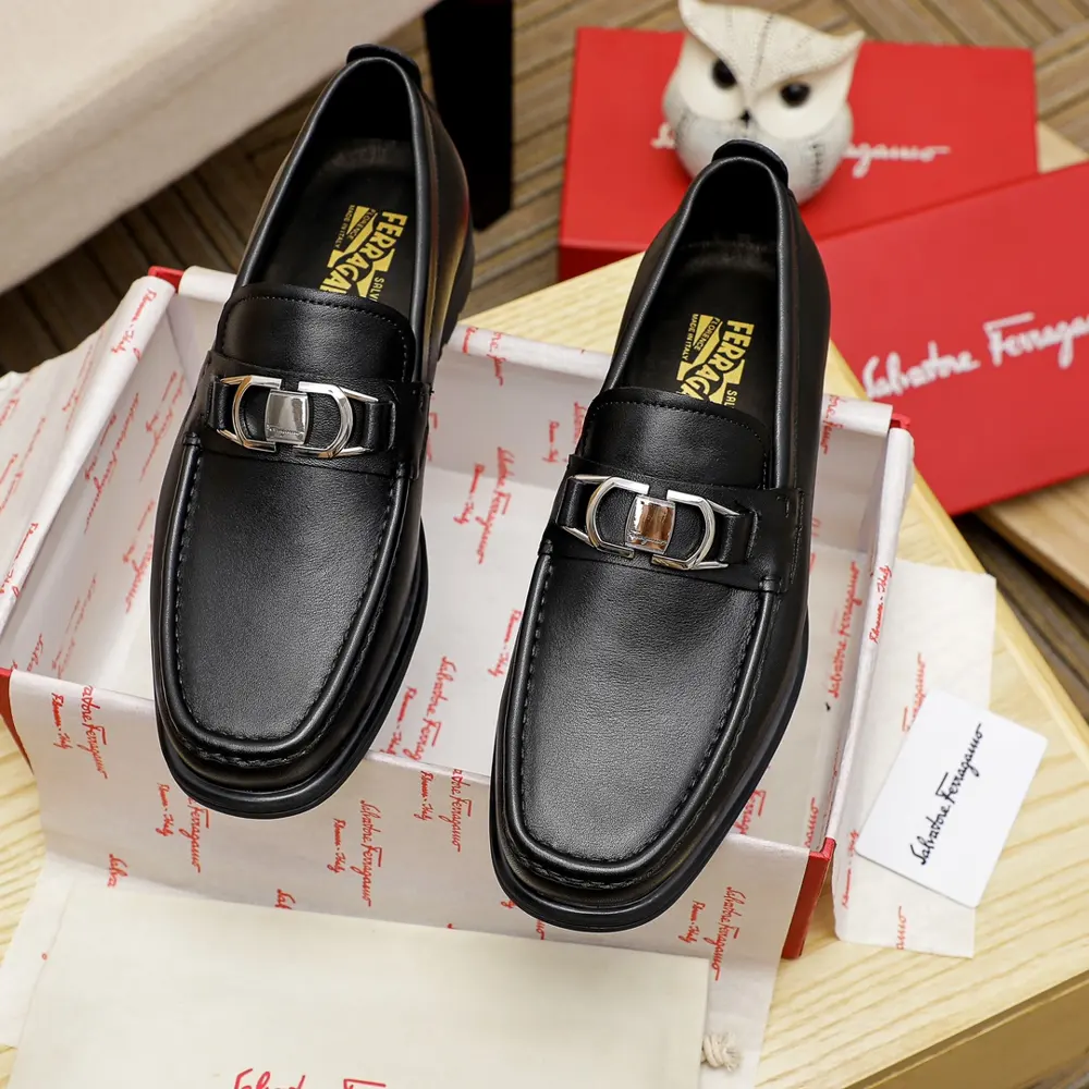 Salvatore Ferragamo casual slip-on shoes Official website original 1:1 mold