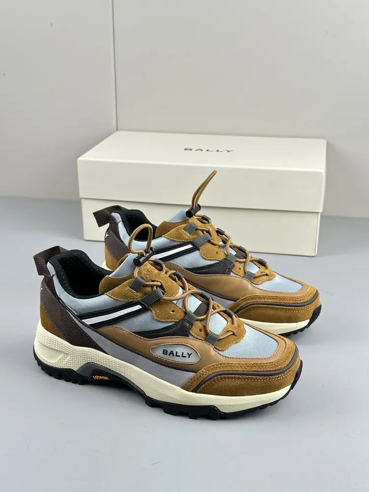 Bally Vibram thick-soled running shoes offer a sporty look