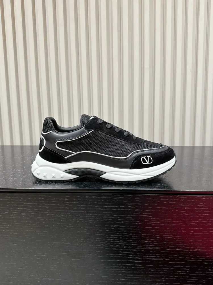 Valentino new style embroidered micro logo contrasting casual sports shoes