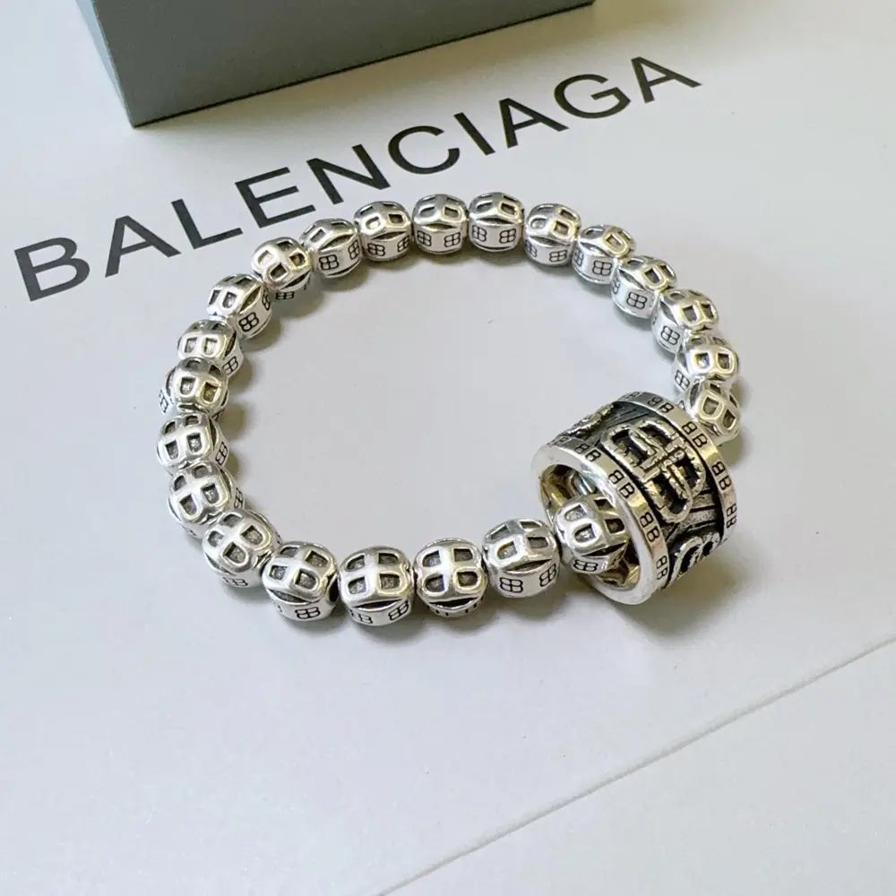 Balenciaga liquid metal silver Balenciaga bracelet