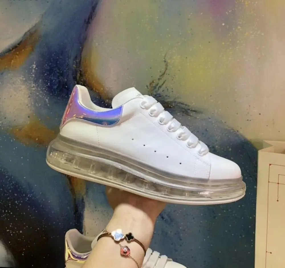 Alexander McQueen white shoes