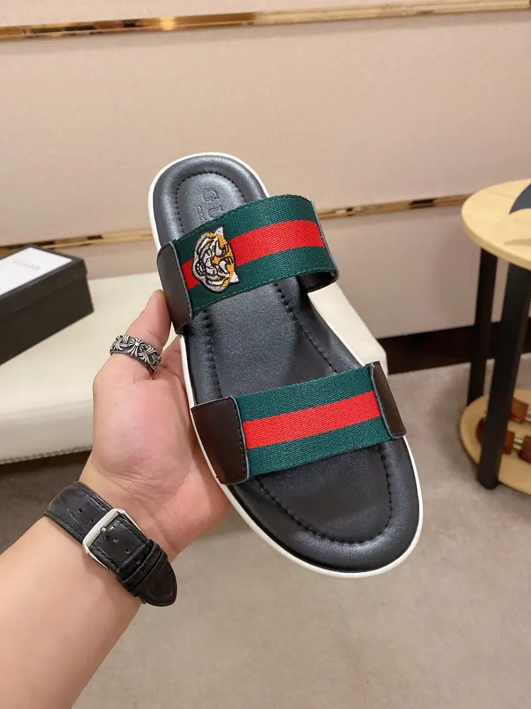 Gucci slippers high-end brand official website 1:1 latest masterpiece: original mold