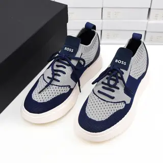 BOSS breathable flyknit sneakers