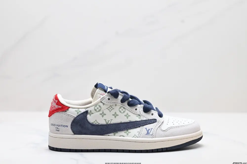 Nike AJ1 Travis Scott x Air Jordan 1 Reverse Mocha AJ1 Joe 1 Joint Reverse Mocha Low-top SJ2068-004