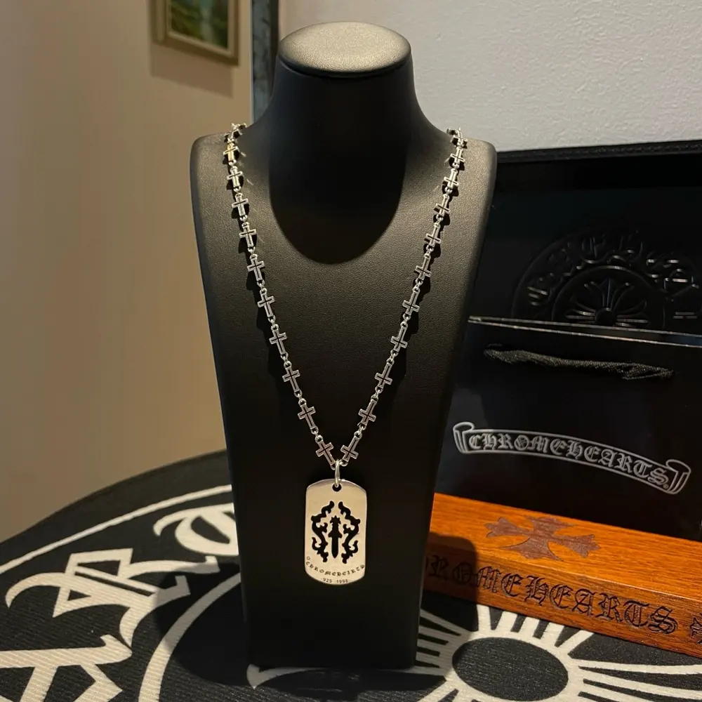 Chrome Hearts classic cross necklace