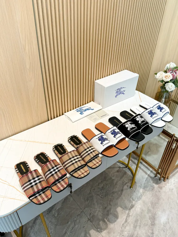 Burberry launched a new style of slippers in 2024