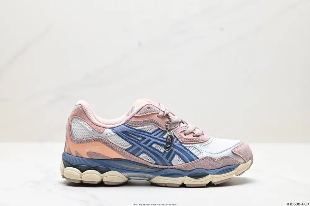 ASICS breathable mesh upper with some synthetic leather material uses the new AHAR+ rubber 1203A383-020