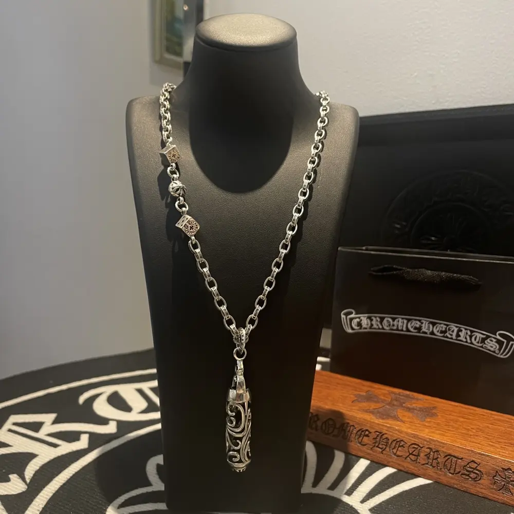Chrome Hearts dice necklace