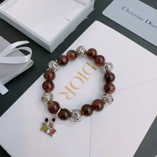 Counter-made version DIOR multi-element agate Thai silver style bracelet G-Dragon star same