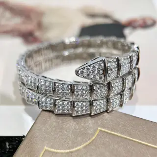 Bvlgari Triple Snake Bracelet The enchanting design captures the charm