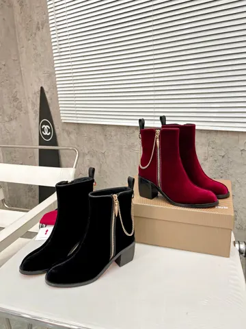 Christian Louboutin thick-heeled boots