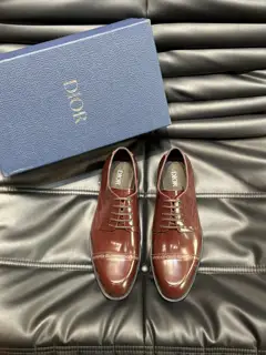 Dior men’s formal leather shoes with large soles