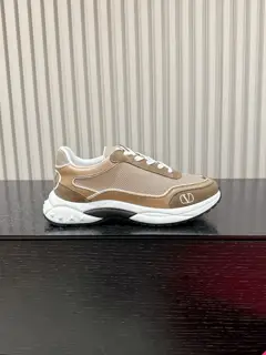 Valentino new style embroidered micro logo contrasting casual sports shoes