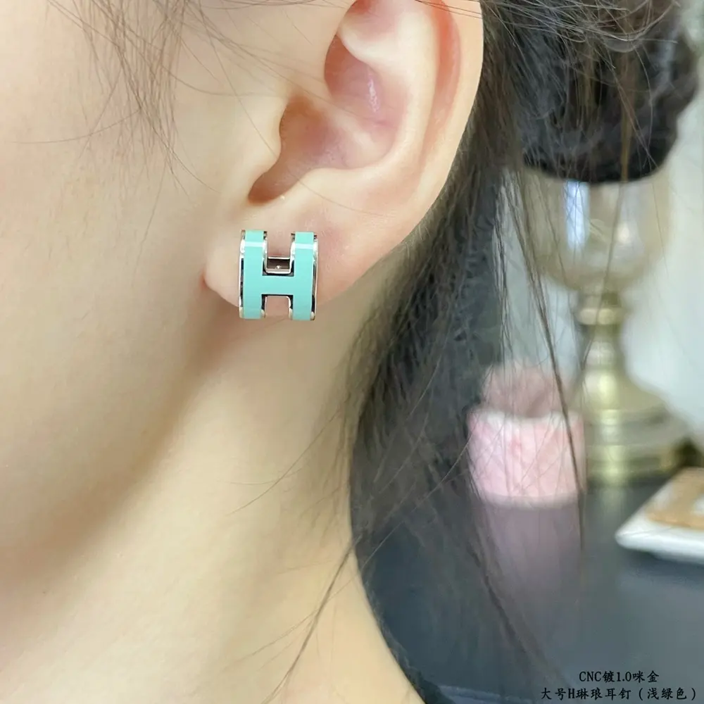 Hermès Large H Linlang Earrings